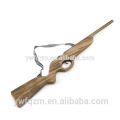 17 # en bois long jouet pistolet élastique